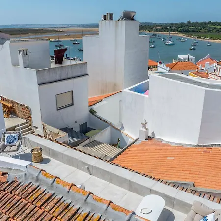 Nyaraló 2 Houses Alvor Old Town Terraces Hottub Seaview Alvor